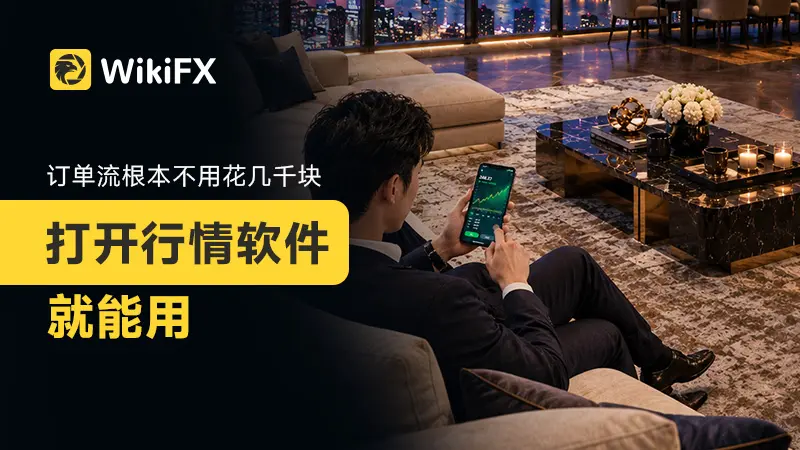 订单流根本不用花几千块,打开行情软件就能用