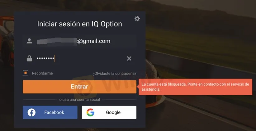 IQ Option estafa