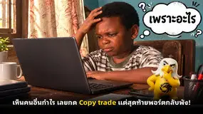 เห็นคนอื่นกำไร เลยกด Copy trade แต่สุดท้ายพอร์ตกลับพัง! 