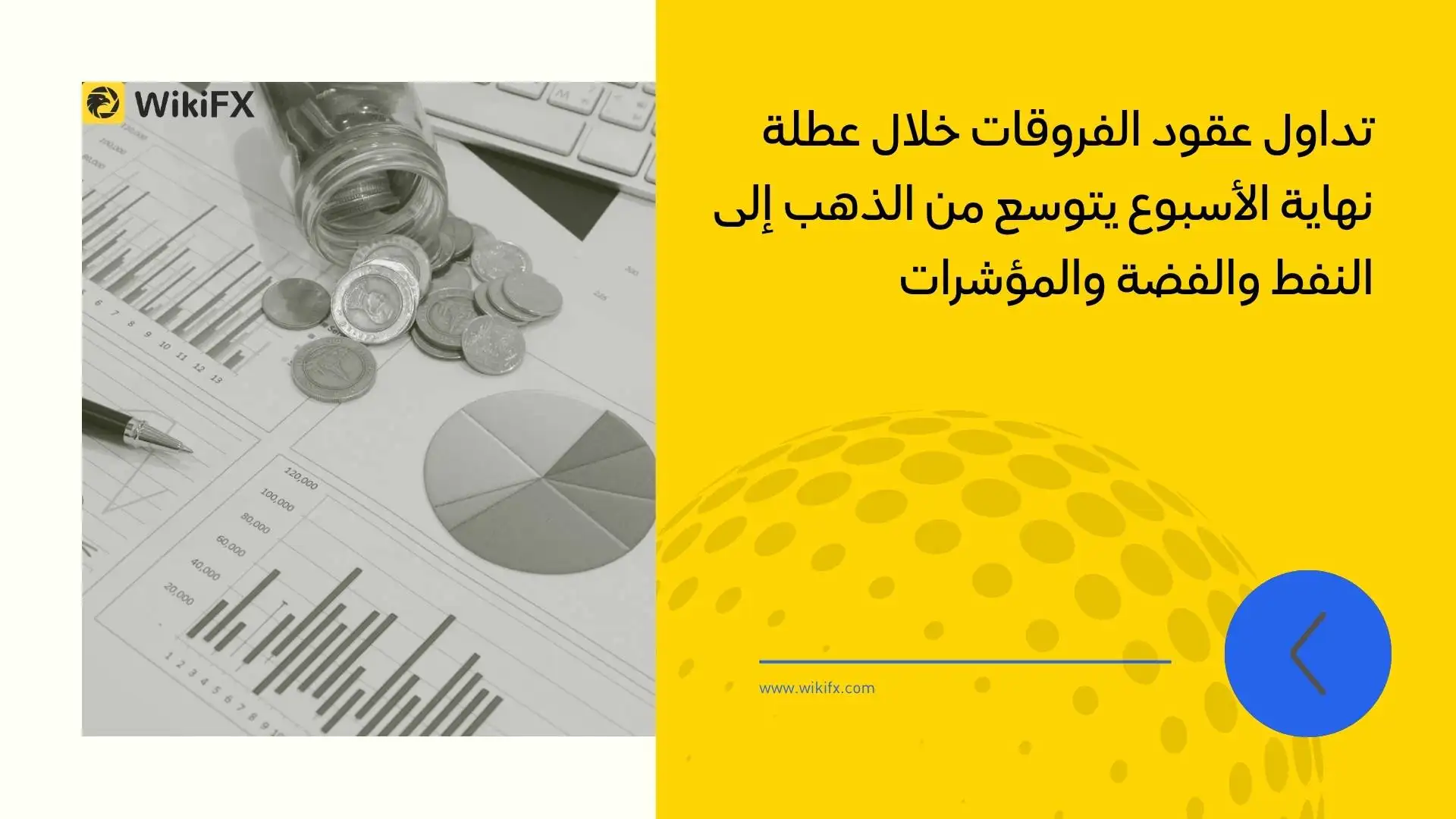 تداول عقود الفروقات خلال عطلة نهاية الأسبوع يتوسع من الذهب إلى النفط والفضة والمؤشرات