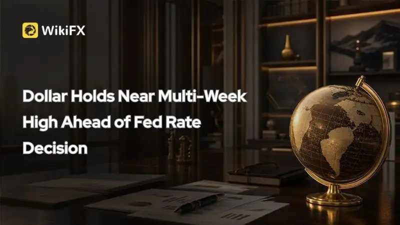 Dollar Holds Near Multi-Week High Ahead of Fed Rate Decision