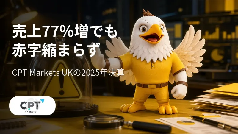 売上77%増でも赤字縮まらず CPT Markets UKの2025年決算