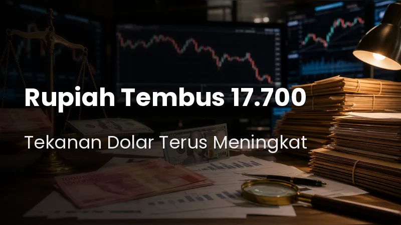 Rupiah Tembus 17.700, Sentuh Level Terendah Sejak 17.400 — Trader Soroti Tekanan Dolar.jpg Rupiah Tembus 17.700, Sentuh Level Terendah Sejak 17.400 — Trader Soroti Tekanan Dolar.jpg