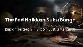 The Fed Naikkan Suku Bunga Pertama Sejak 2023, Rupiah Tertekan ke Rp17.753 — Bitcoin Justru Menguat