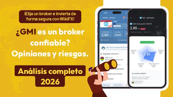 ¿GMI es un bróker confiable o una estafa? Análisis del bróker 2026
