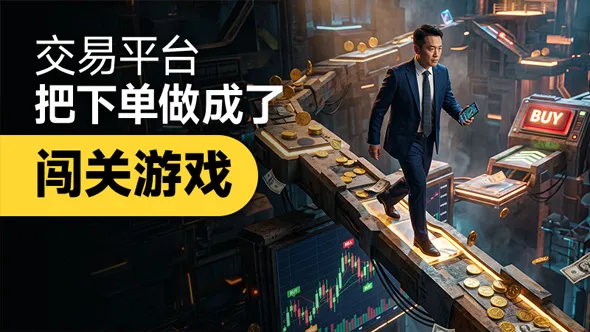 交易平台把下单做成了闯关游戏