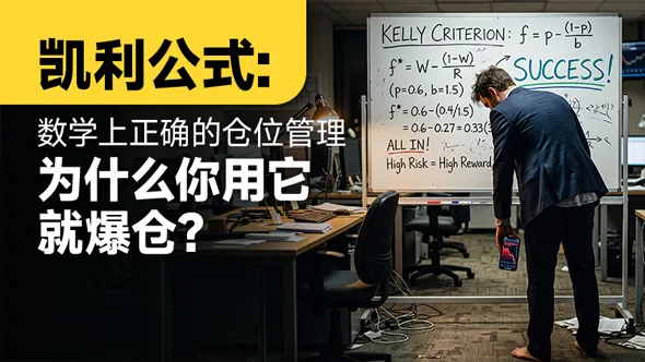 凯利公式:数学上正确的仓位管理,为什么你用它就是爆仓