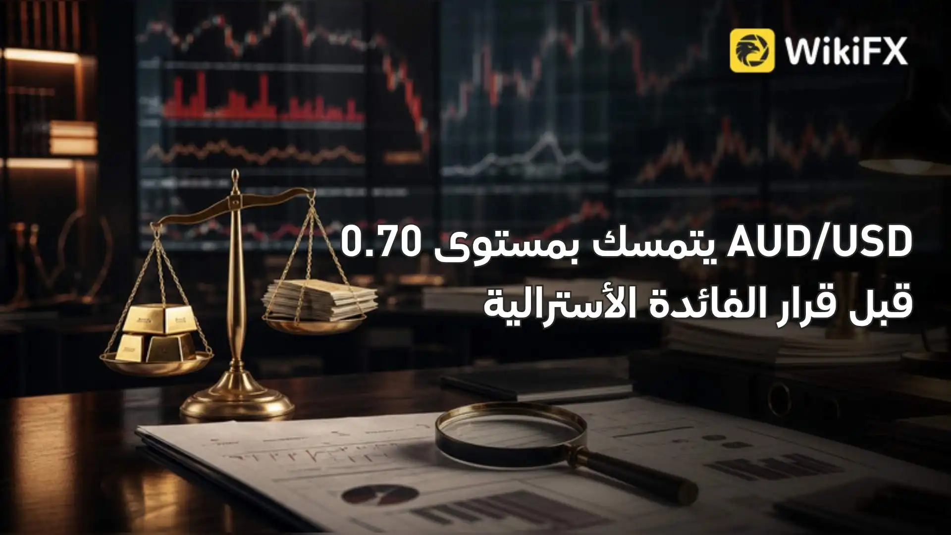 AUD/USD يتمسك بمستوى 0.70 قبل قرار الفائدة الأسترالية