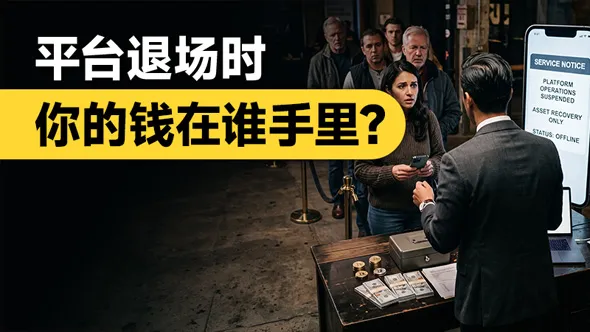 平台退场时,你的钱在谁手里?