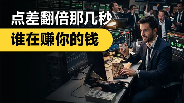 点差翻倍那几秒,谁在赚你的钱