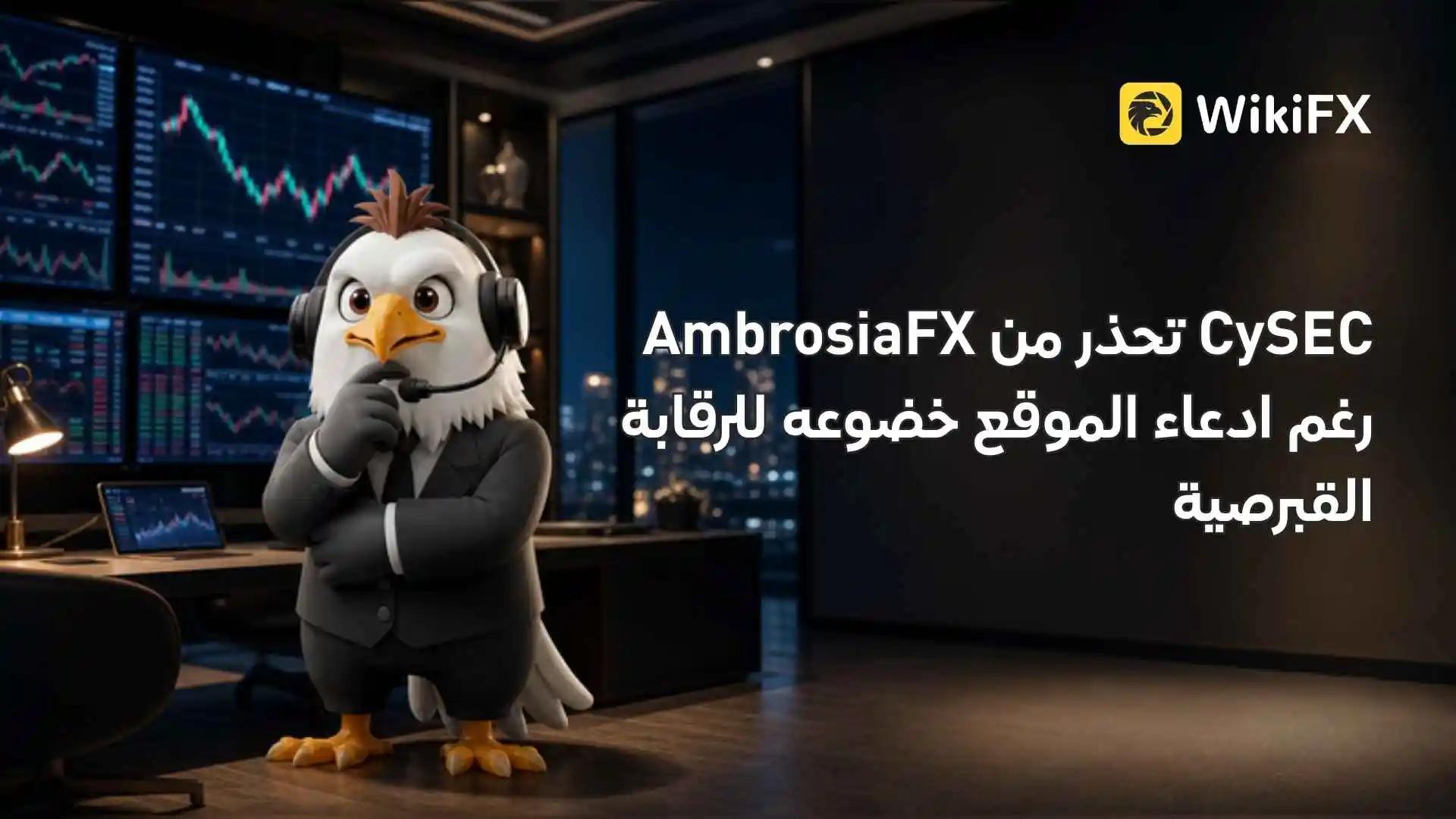 CySEC تحذر من AmbrosiaFX رغم ادعاء الموقع خضوعه للرقابة القبرصية