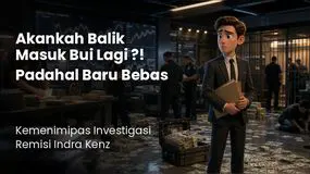 Baru BEBAS ! Benarkah Indra Kenz Berpotensi Balik Masuk Bui Lagi ? Kemenimipas Investigasi Remisi