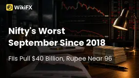 Nifty's Worst September Since 2018: FIIs Pull $40 Billion, Rupee Stuck Near 96