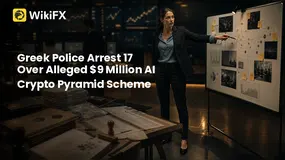 Greek Police Arrest 17 Over Alleged $9 Million AI Crypto Pyramid Scheme
