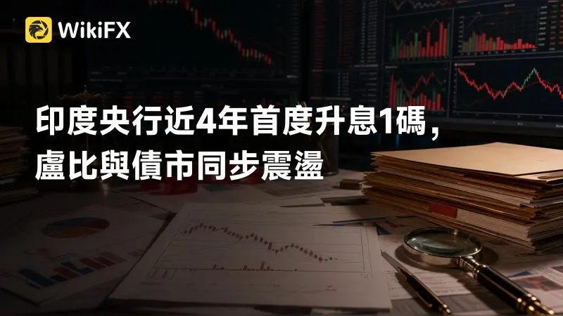 印度央行近4年首度升息1碼，盧比與債市同步震盪