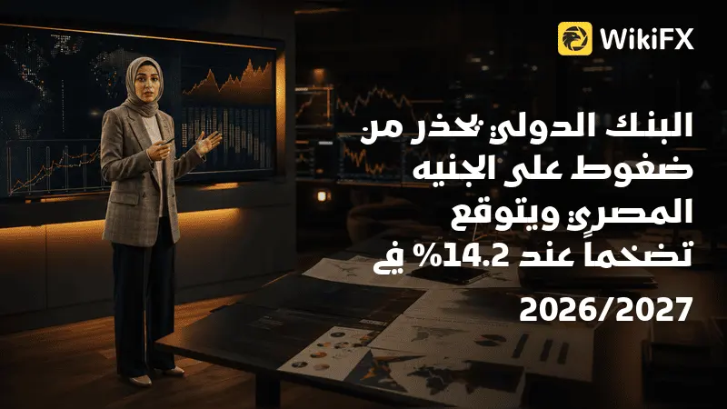 البنك الدولي يحذر من ضغوط على الجنيه المصري ويتوقع تضخماً بنسبة 14.2% في العام المالي 2026/2027
