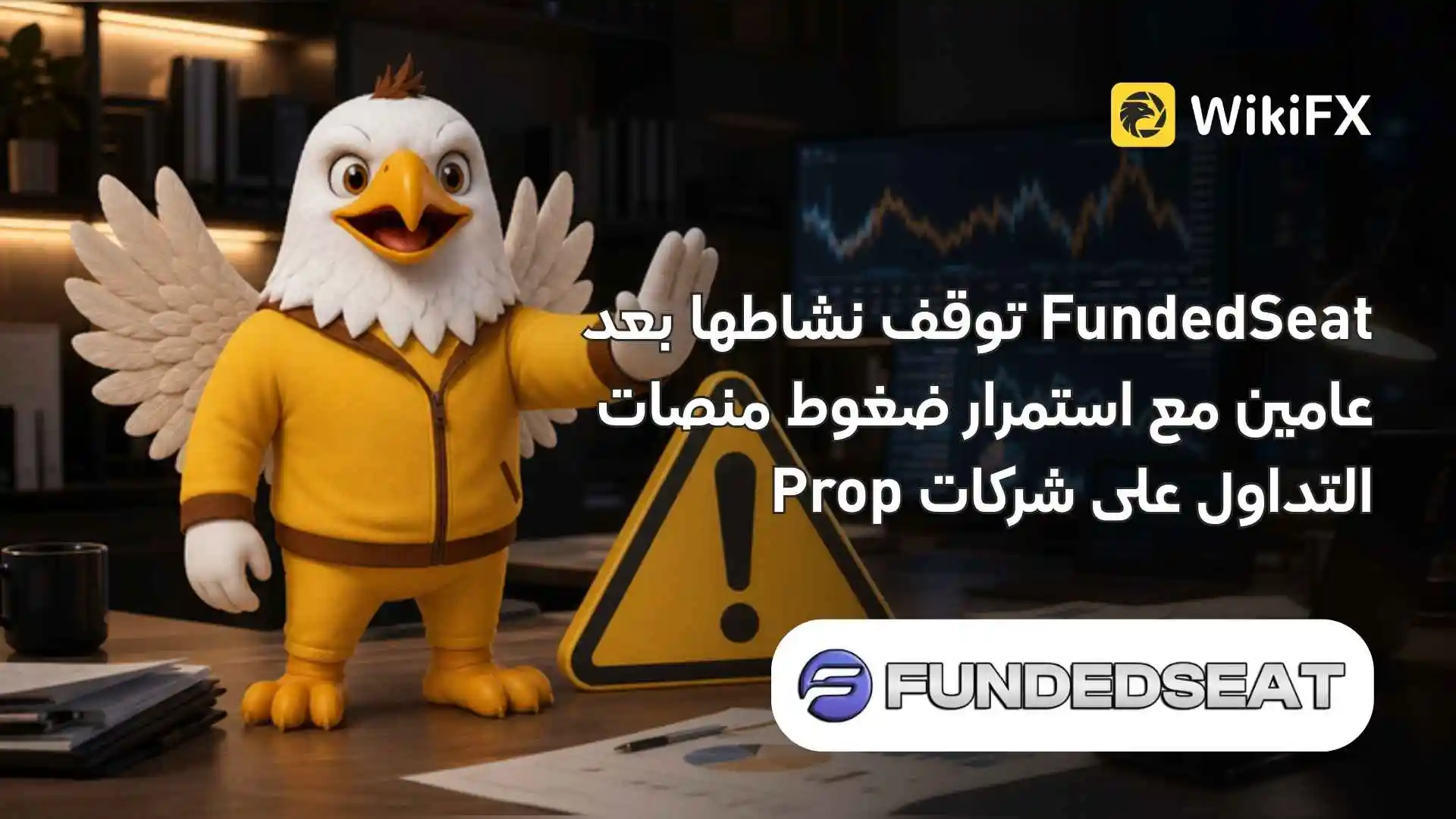 FundedSeat توقف نشاطها بعد عامين مع استمرار ضغوط منصات التداول على شركات Prop