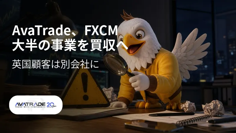 AvaTrade、FXCMの大半の事業を買収へ 英国顧客は別会社に