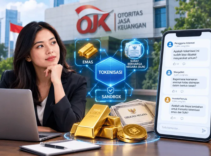 OJK Uji Coba Tokenisasi Emas sampai SUN di Sandbox, Tapi Ada Pertanyaan Warganet Yang Belum Dijawab.png OJK Uji Coba Tokenisasi Emas sampai SUN di Sandbox, Tapi Ada Pertanyaan Warganet Yang Belum Dijawab.png