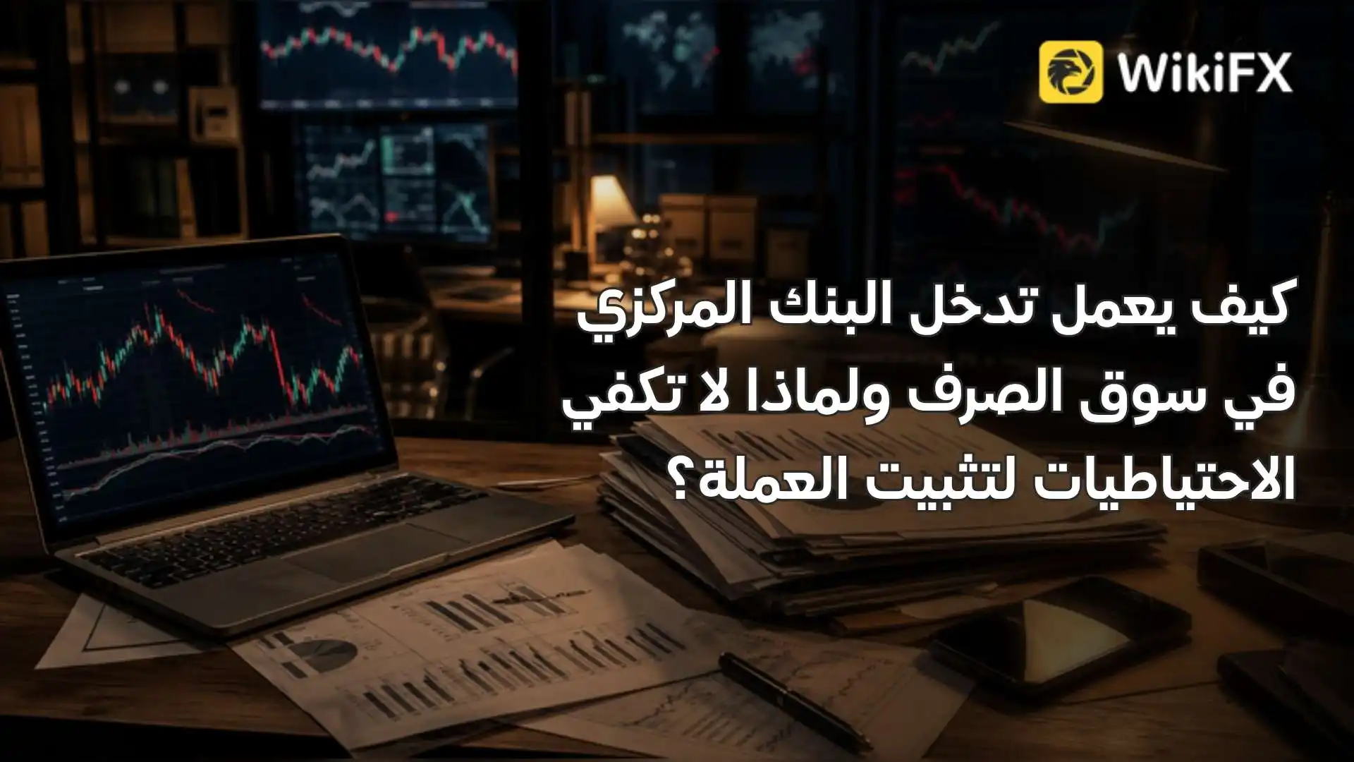 كيف يعمل تدخل البنك المركزي في سوق الصرف ولماذا لا تكفي الاحتياطيات لتثبيت العملة؟