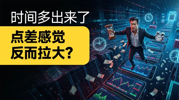时间多出来了,点差感觉反而拉大?