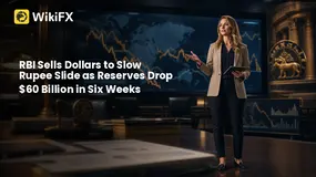 RBI Sells Dollars to Slow Rupee Slide as Reserves Drop $60 Billion in Six Weeks