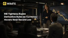 RBI Tightens Rupee Derivative Rules as Currency Hovers Near Record Low