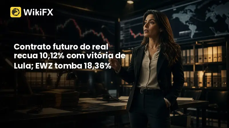 Contrato futuro do real recua 10,12% com vitória de Lula; EWZ tomba 18,36%