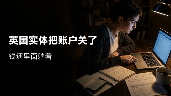 英国实体把账户关了,钱还里面躺着