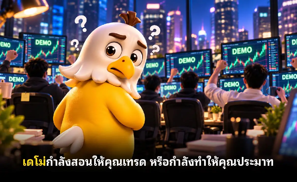 เดโม่กำลังสอนให้คุณเทรด หรือกำลังทำให้คุณประมาท