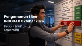 Breaking News ! Langkah Pengamanan Siber, INDODAX Hentikan Sementara Layanan Deposit dan Penarikan