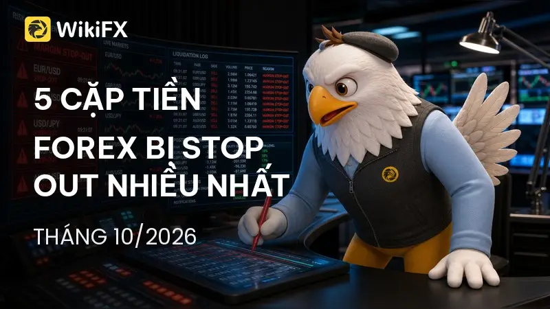 Top 5 cặp tiền Forex có số tiền Stop Out lớn nhất tháng 10/2026 và phân tích nguyên nhân đằng sau