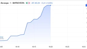 Ibovespa salta 8% e supera 207 mil pontos com Flávio à frente no 1º turno