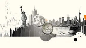 الدولار الكندي ينخفض في أفضل ربع منذ 2023