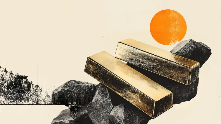 الذهب يبتعد عن أعلى مستوى له في عدة أشهر مع دعم المخاوف من أسعار الفائدة لدى الفيدرالي والتوترات في الشرق الأوسط للدولار الأمريكي