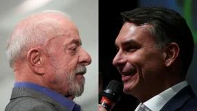 Taxas têm baixas leves com mercado mantendo vitória de Flávio sobre Lula