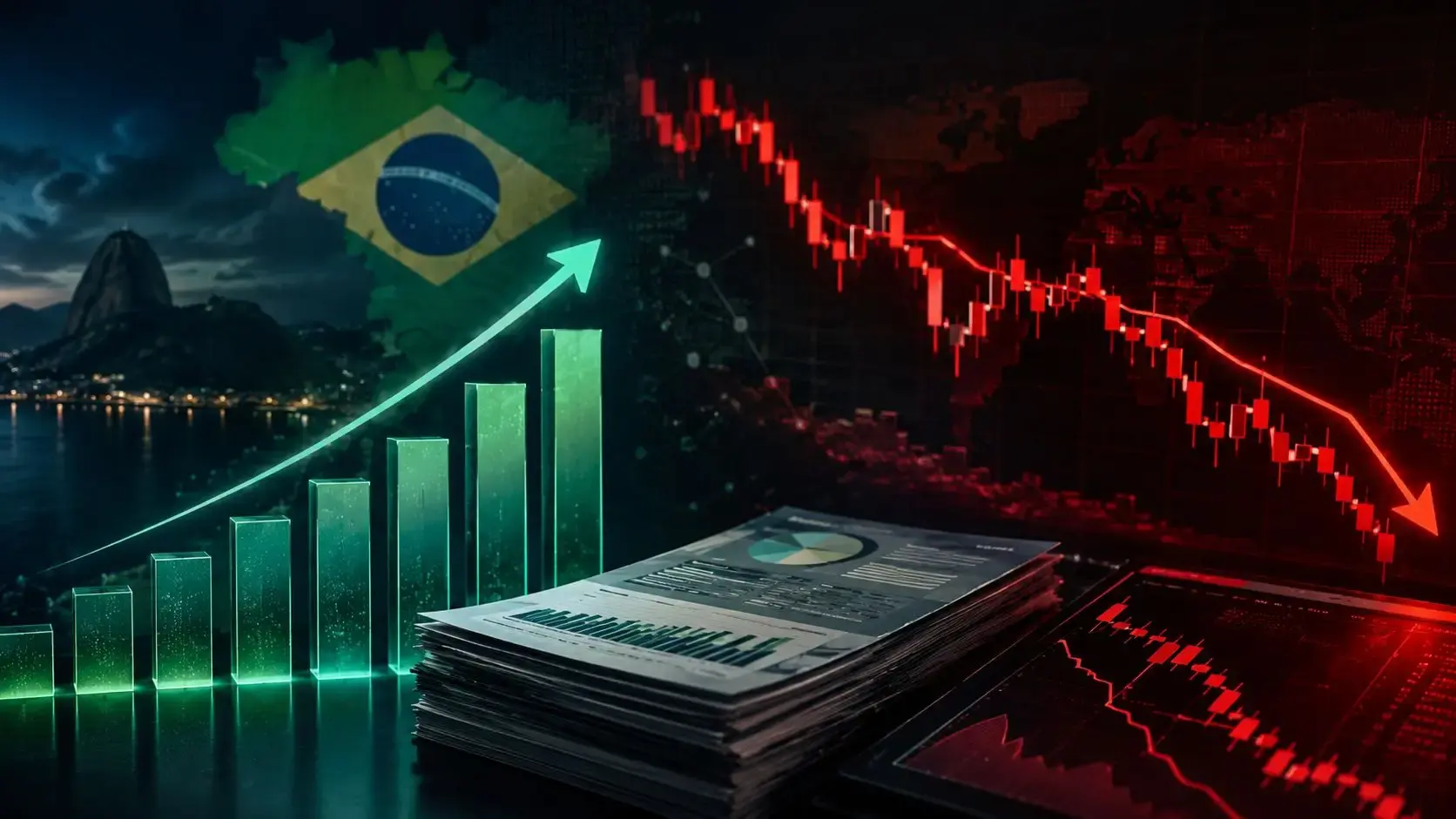 Lucros crescem, ações caem: o paradoxo da temporada de balanços