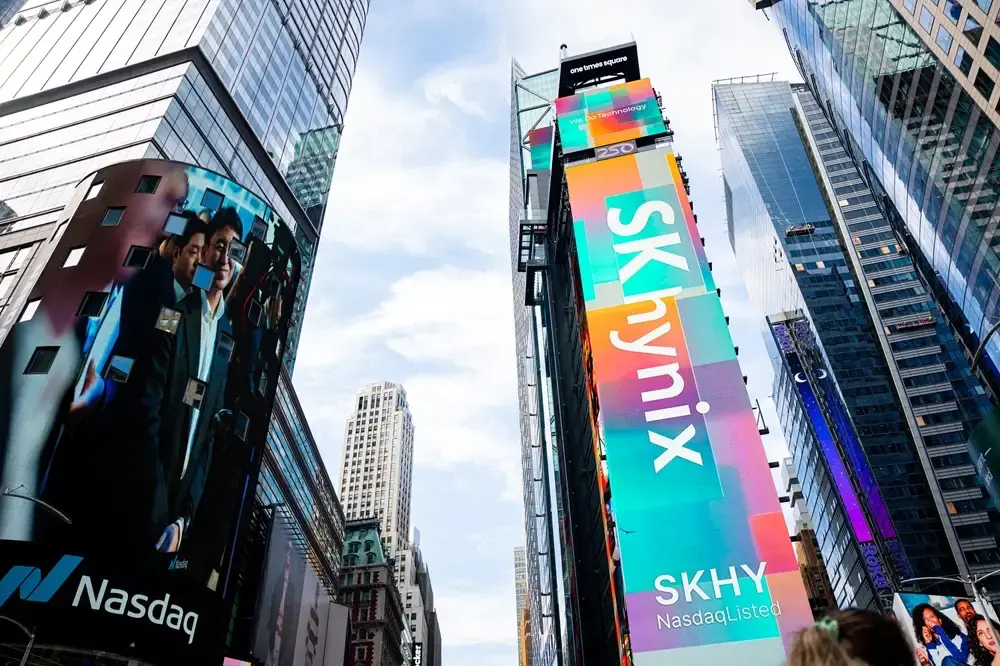 Ação da SK Hynix despenca após estreia na Nasdaq em meio a realizações de lucros