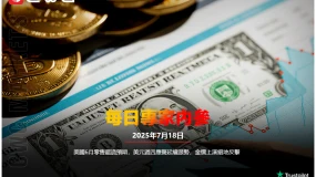 CWG資訊：美國6月零售超過預期，美元週四應聲延續漲勢，金價上演絕地反擊
