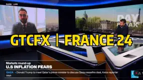 美通胀数据引发市场震荡，GTC泽汇首席分析师Jameel做客France 24解析动向