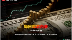 CWG資訊：關稅風暴與地緣危機提供避險支撐，美元週四繼續強勢上漲，黃金弱勢整理