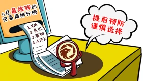 外汇天眼发布2018年4月最烧钱平台商排行榜(附名单)