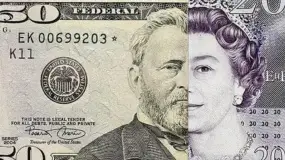 英镑兑美元跌向1.1810由于避险情绪和美元上涨